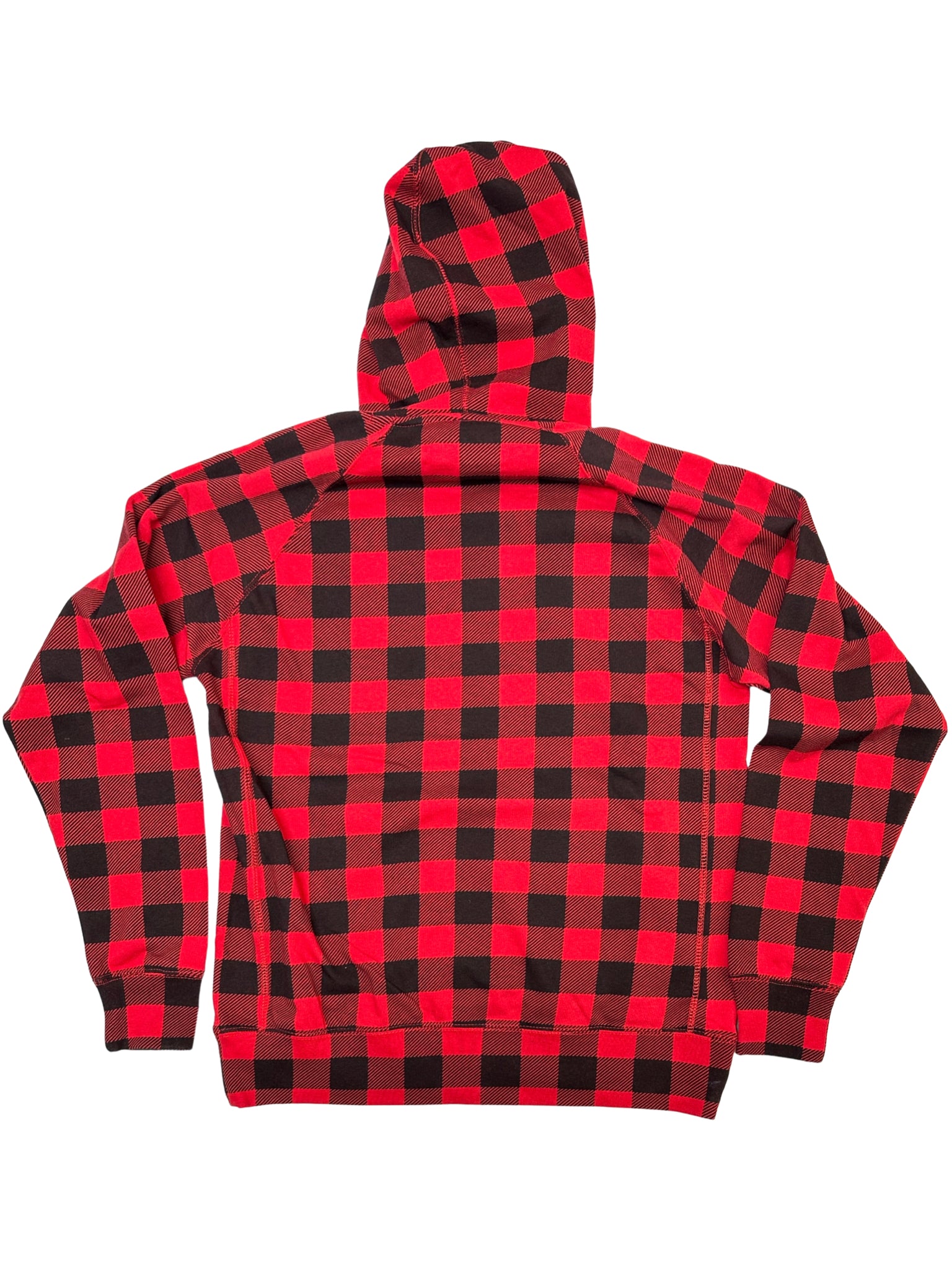BR Red Buffalo Plaid Hooded Sweatshirt