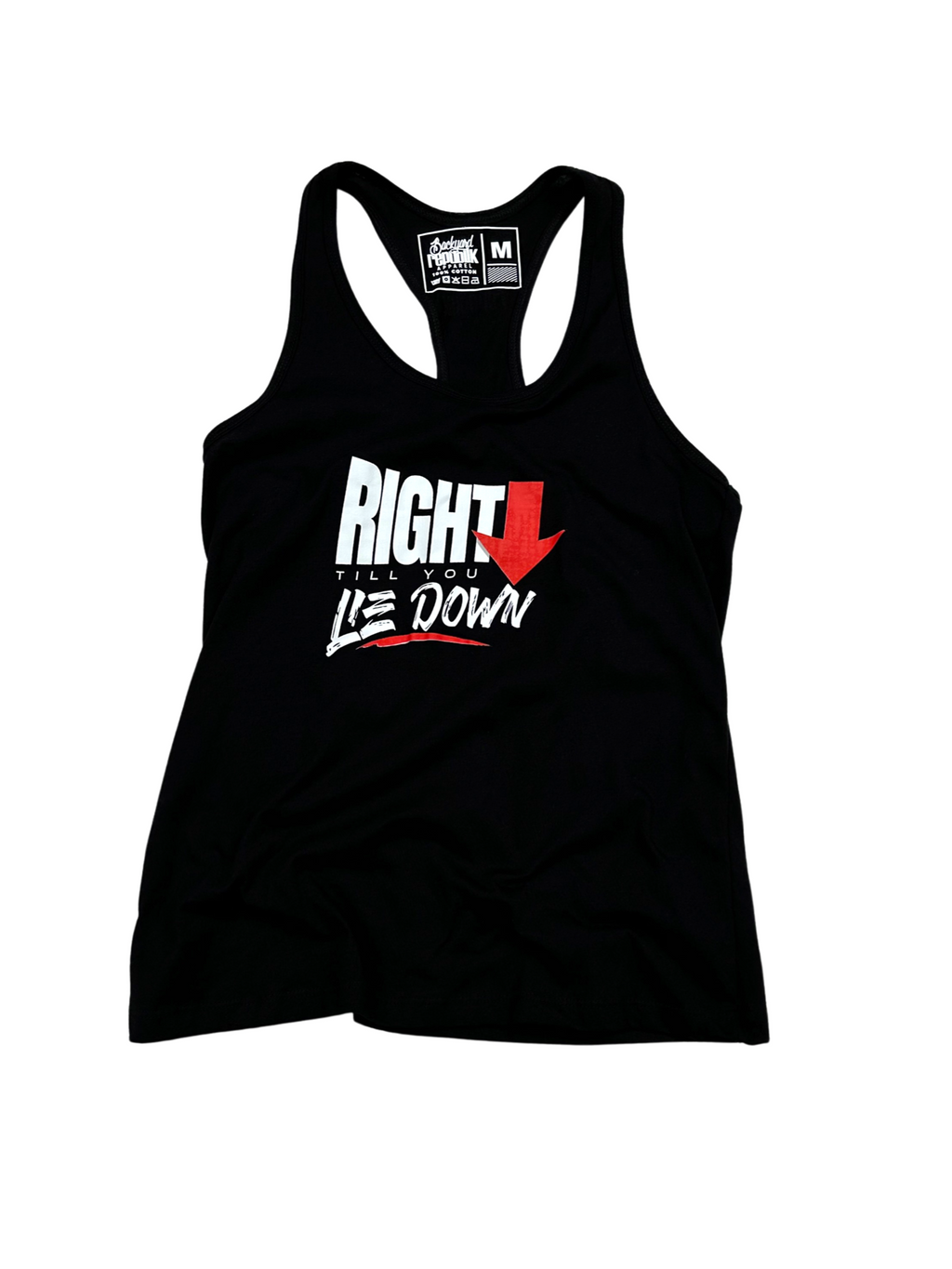 BR "Right Down" Black Female Tank Shirt