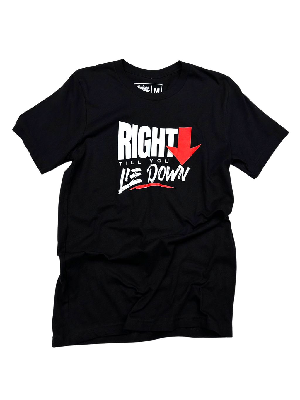 BR "Right Down" Black T-Shirt